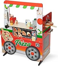 [55% off] Melissa & Doug Wooden Pizza Food Truck Activity Center with Play Food, for Boys and Girls 3+