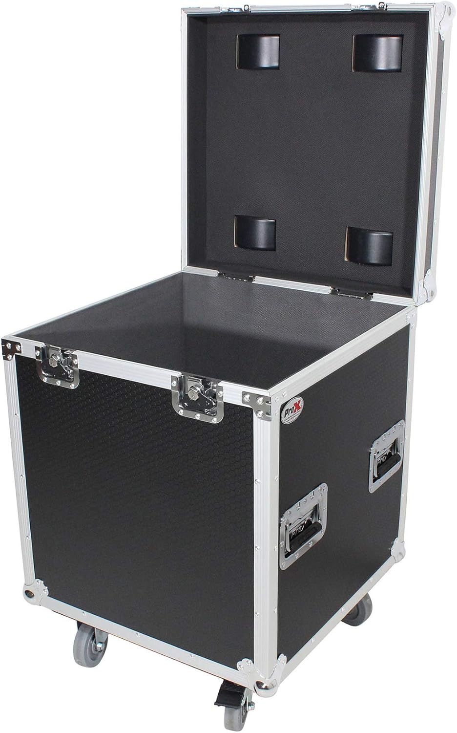 ProX XS-UTL4 ATA Utility Flight Travel Heavy-Duty Storage Road Case with 4" in casters – 22.5"x22.5"x25" Exterior