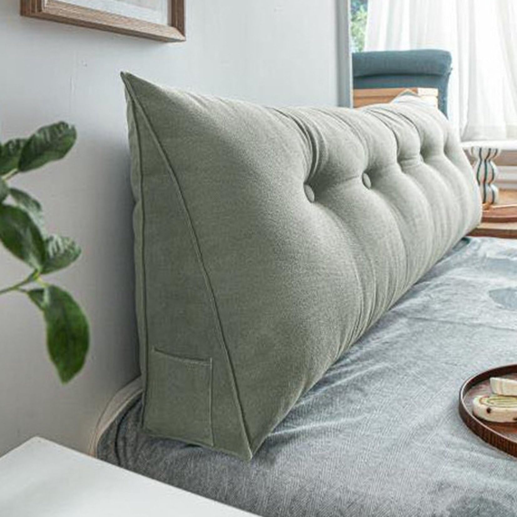 背もたれ クッション ベッド 三角 背もたれクッション 80*50*20cm1 Amazon｜[KUZQIM] 背もたれ クッション 三角クッション 80*50*20