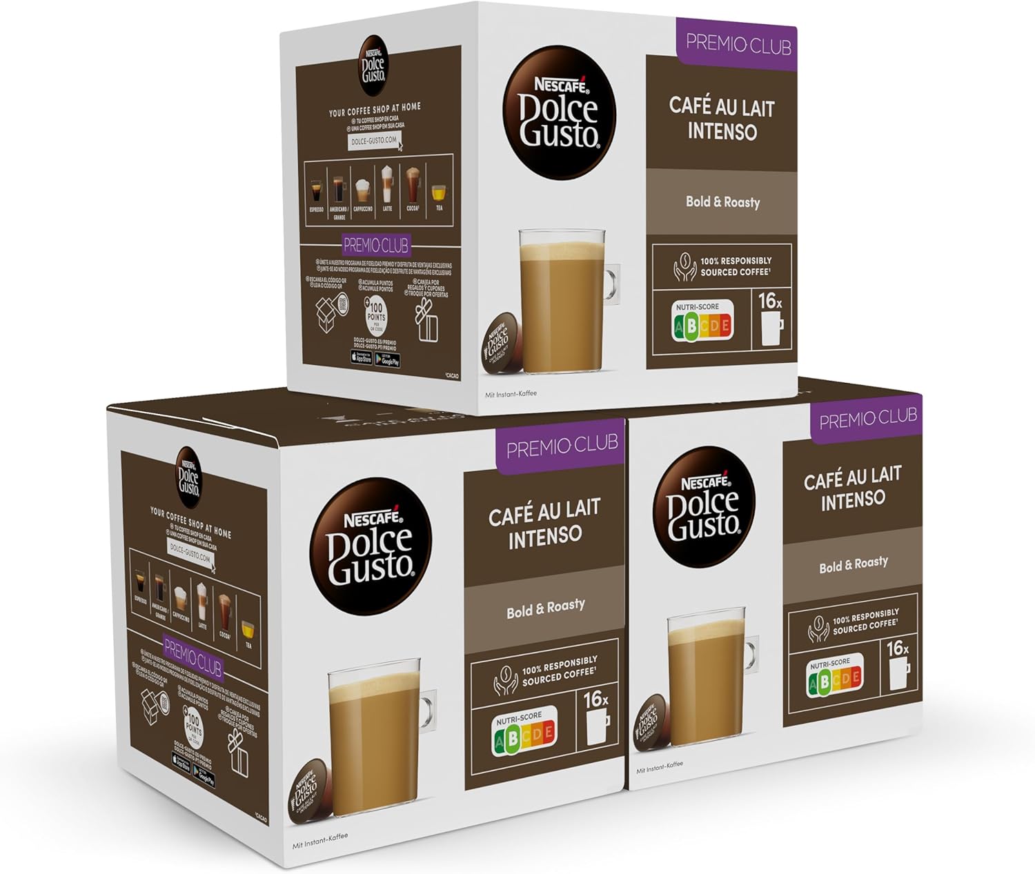 48 cápsulas de café con leche Nescafé Dolce Gusto por 9,08€ (marcando aplicar cupón en compra recurrente)