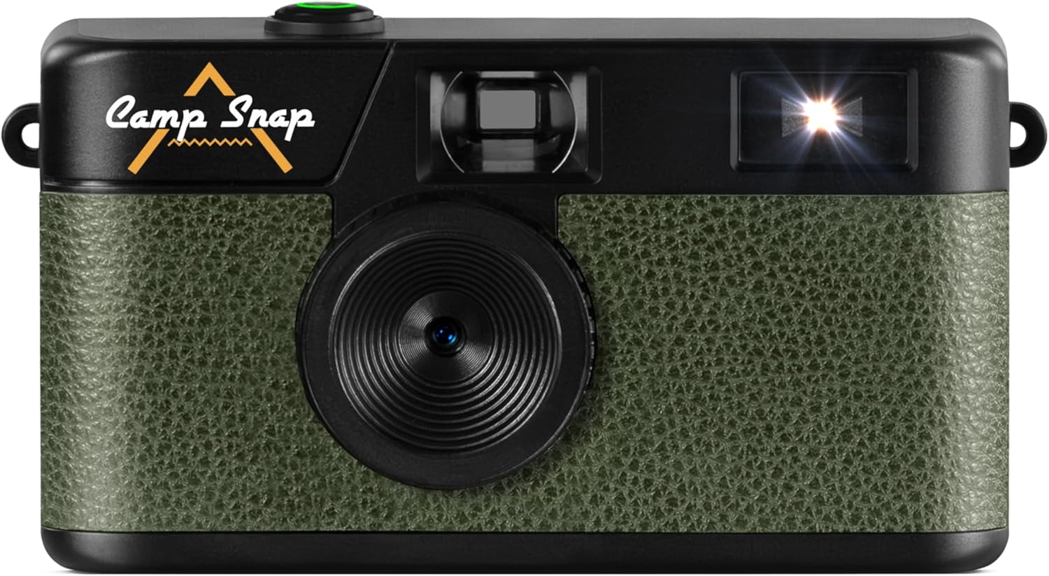 Compact Camp Snap Digital Camera without Screen Green
