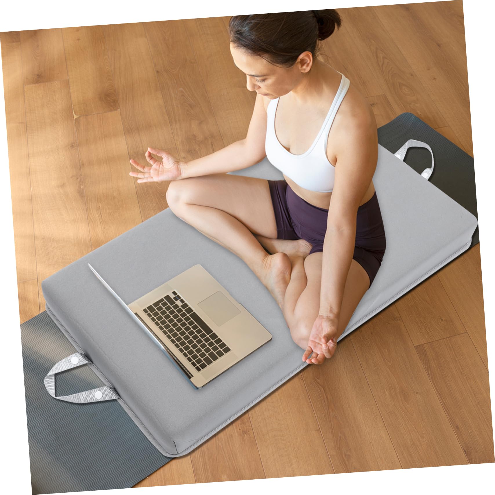 2 Piezas Almohadilla para Arrodillarse de y Flexible Cojín Protector para Rodillas Multifuncional para Jardín Baño Yoga y Trabajo Doméstico Color Gris