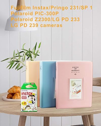 Miniatura 7 de Álbum de fotos Instax Mini 9 Goodsnetic 128 bolsillos funda de piel para álbum de fotos de gran capacidad para álbum familiar aniversario de boda