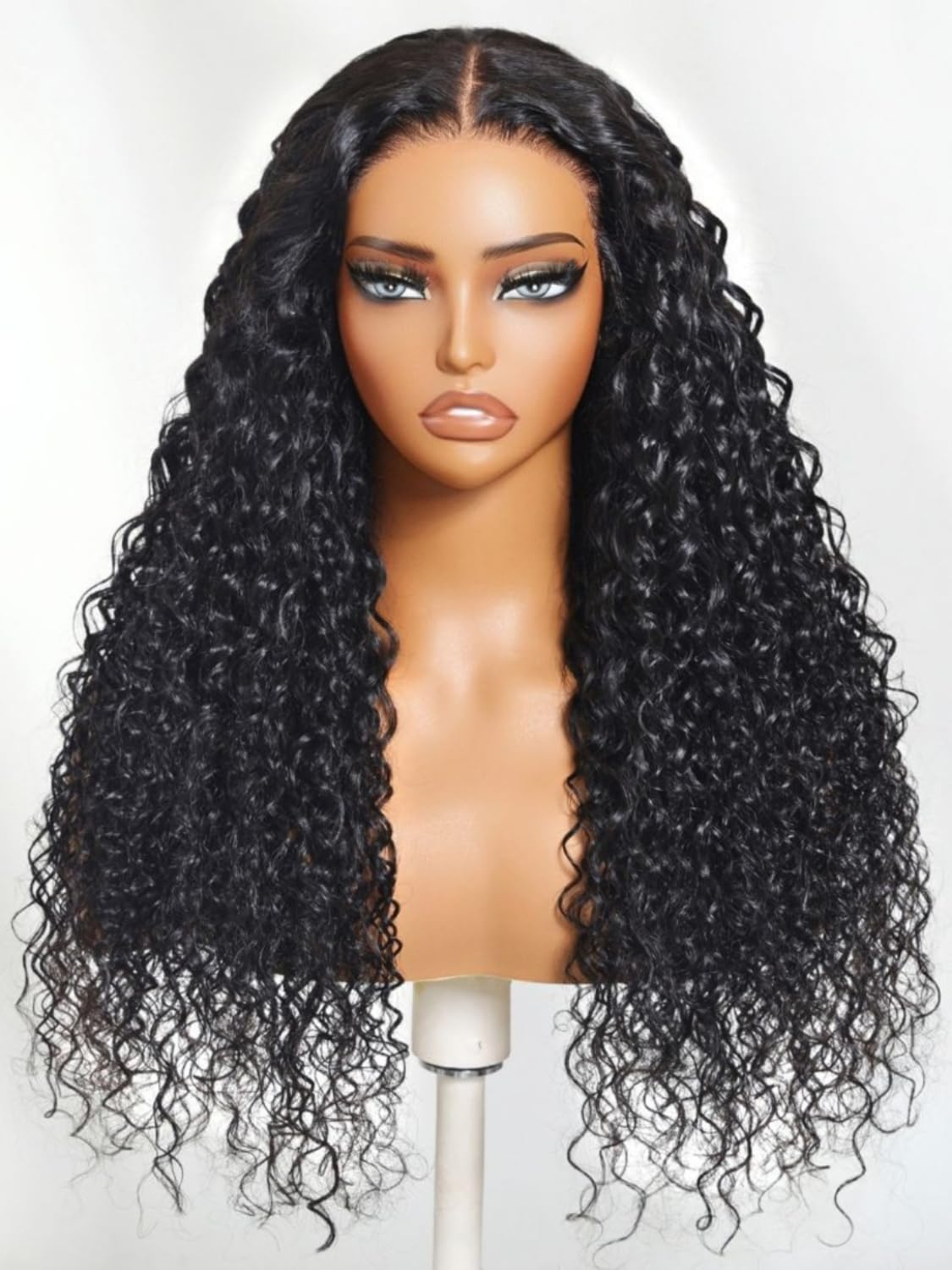 UNICE Bye Bye Knots Glueless Wig Pre Plucked Pre Cut Water Wave 7x5 Lace Front Wigs Human Hair Wet and Wavy Put on and Go Glueless Human Hair Wig 150% Density 24 inch: UNICE Bye Bye Knots Wig Mixed Curls Water Wave and Jerry Curly Fluffy Wig 13X4 Lace Front Pre Everything Wigs Glueless Human Hair Pre Plucked Pre Cut Bleached Knots 150% Density 22 Inch
