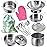 Cookware Pots and Pans Play Set with Cooking Mini Stainless-Steel Kitchen Cooking Utensils Toys,Pretend Toys for Kids, EducationalDevelopment Toy Kitchen Playset Accessories for Kids