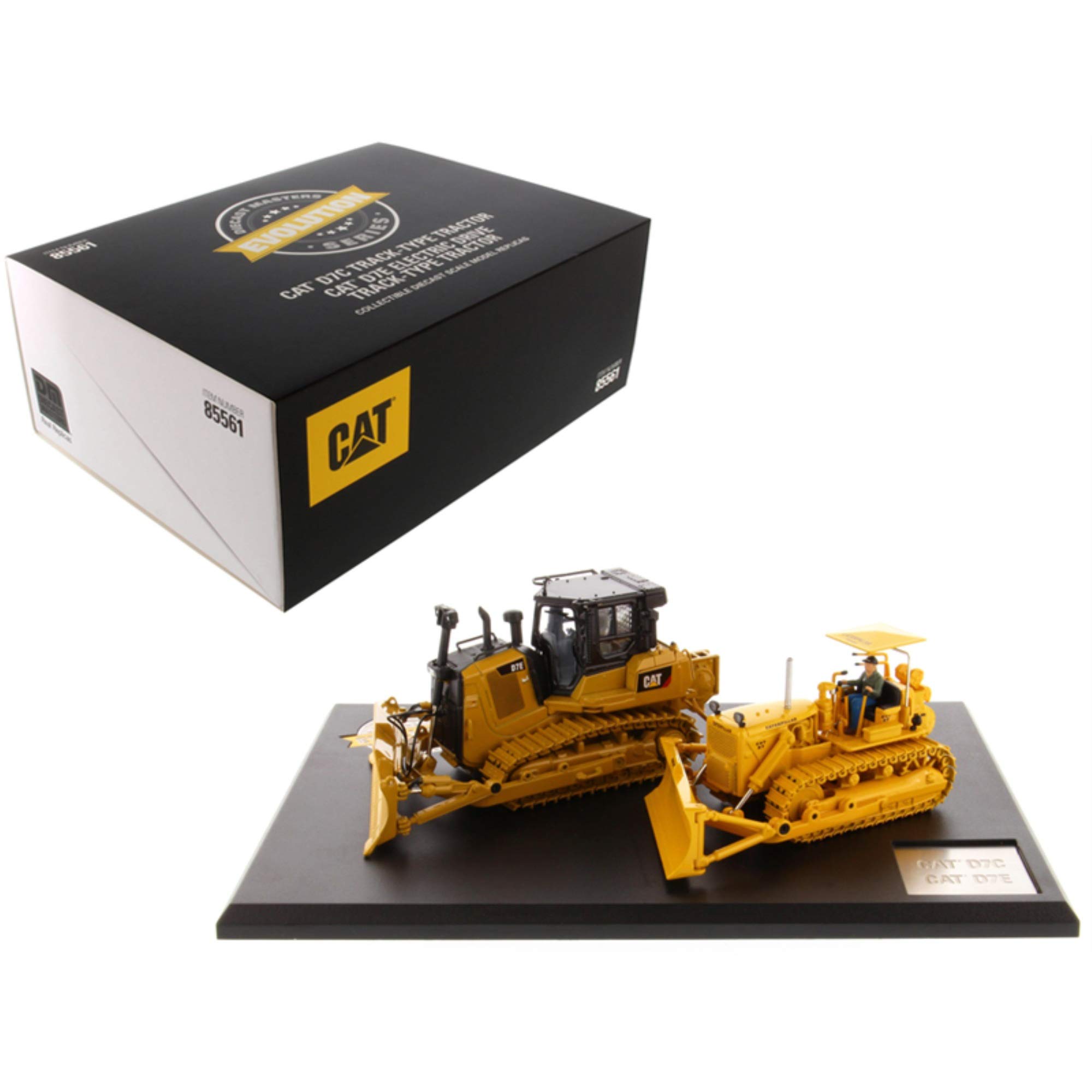 Diecast Masters Spychacz gąsienicowy CAT D7C (1955-1959) i buldożer CAT D7E