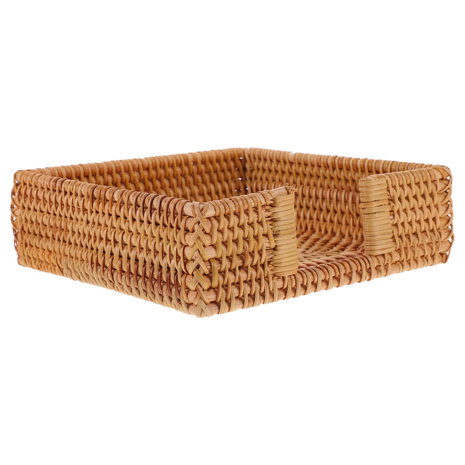 Boîte à mouchoirs tissée main, distributeur de serviettes haut de gamme