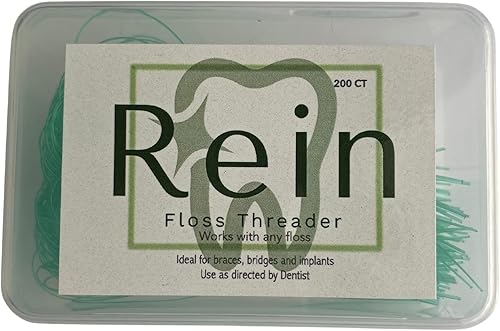 Miniatura 2 de Enhebrador de hilo dental Rein 200 unidades - 1 caja