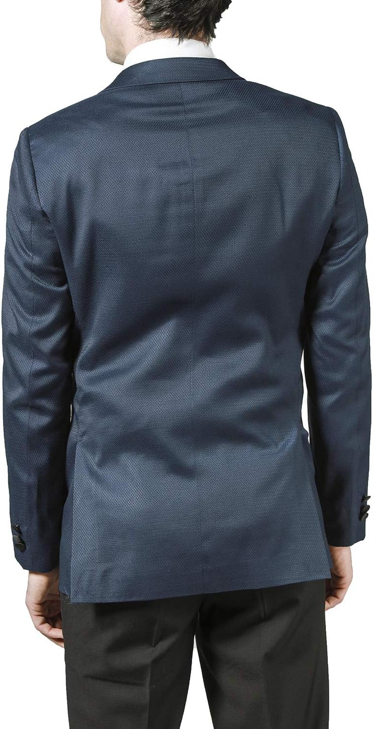 LONDON FOG Men's Peak Lapel & Shawl Collar Regular Fit Two Piece Tuxedo Suit