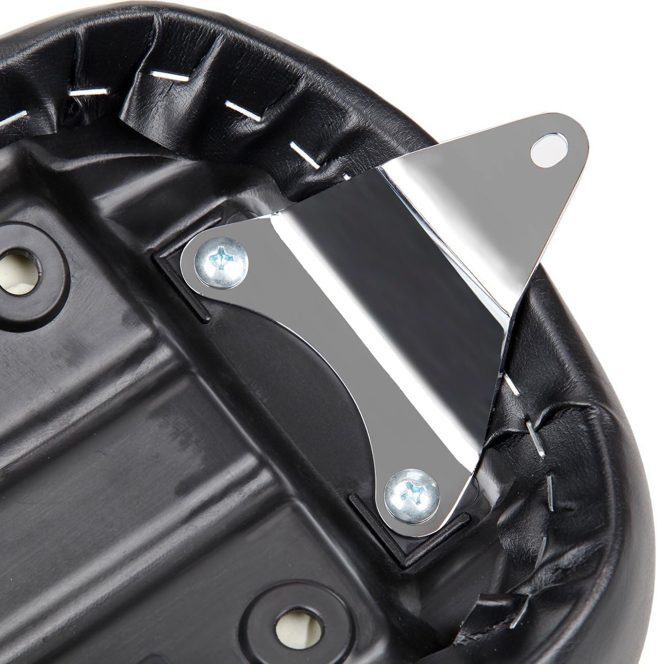 Synthetic Leather Motorcycle Pillion Passenger Rear Seat Fit For Honda Shadow ACE VT750 VT750C VT750CD 1998-2003 Black