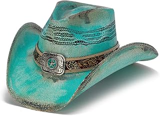 Teal cowboy hat Clearance