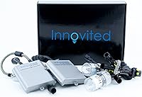 Vista 1 de Innovited H1 10000K Bombilla de xenón HID x 1 par con 2 balastos digitales de rendimiento de 55 W CA (Azul Océano)