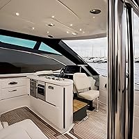 Vista 7 de Base de asiento para asiento de barco, pedestal recubierto de polvo negro