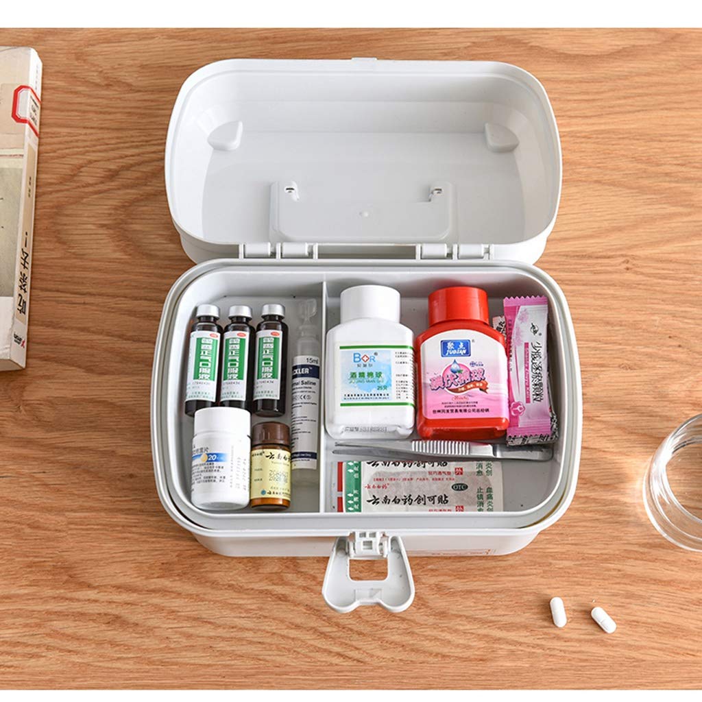 XMING Pecho de la Medicina del hogar Caja de la Medicina, la Familia Cargado pequeño Conjunto Completo de la Medicina Permanente Caja de la Medicina