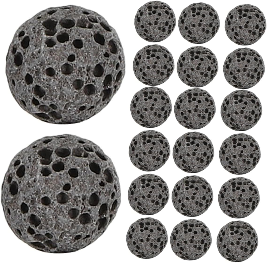 33Pcs Volcanic Aromatherapy Diffuser Beads for Car DIY Loose Beads Essential Oil Diffuser Auto Scent Decoration Easy Setup Compact Design