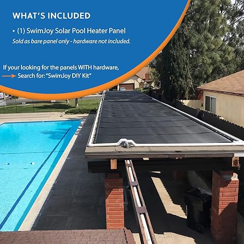 SolarPoolSupply Panel solar de calentador de piscina de grado industrial sistema de montaje superior sin tirantes de viento alto y máxima