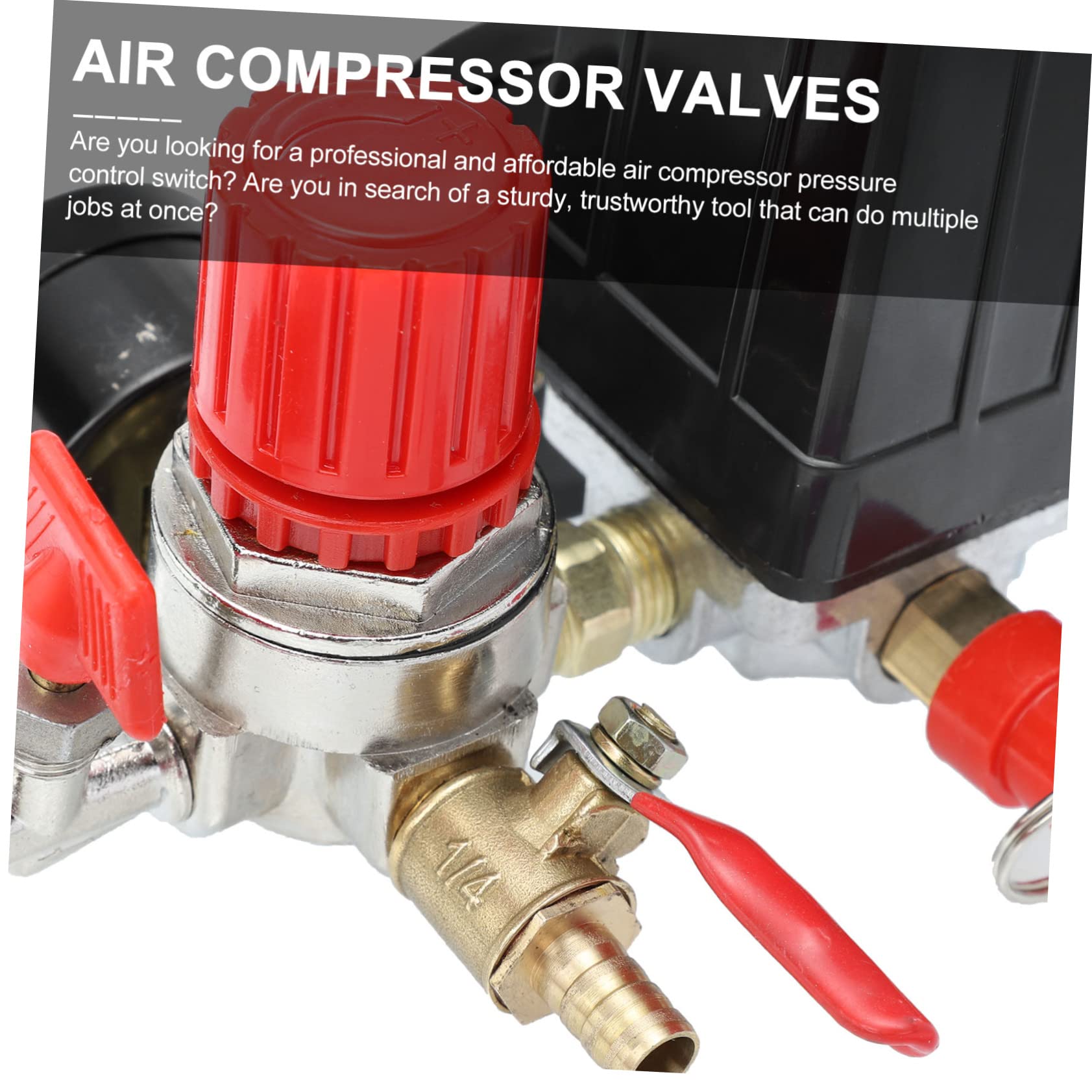 Régulateur de Pression 20a, Commande Précise, Anti-surpression, 220/380v, pour Compresseur D’air à 4 Trous, pour Atelier