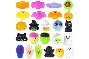 MGparty Halloween Squishies Toys for Kids - 24pcs Halloween Goody Bag Stuffers...