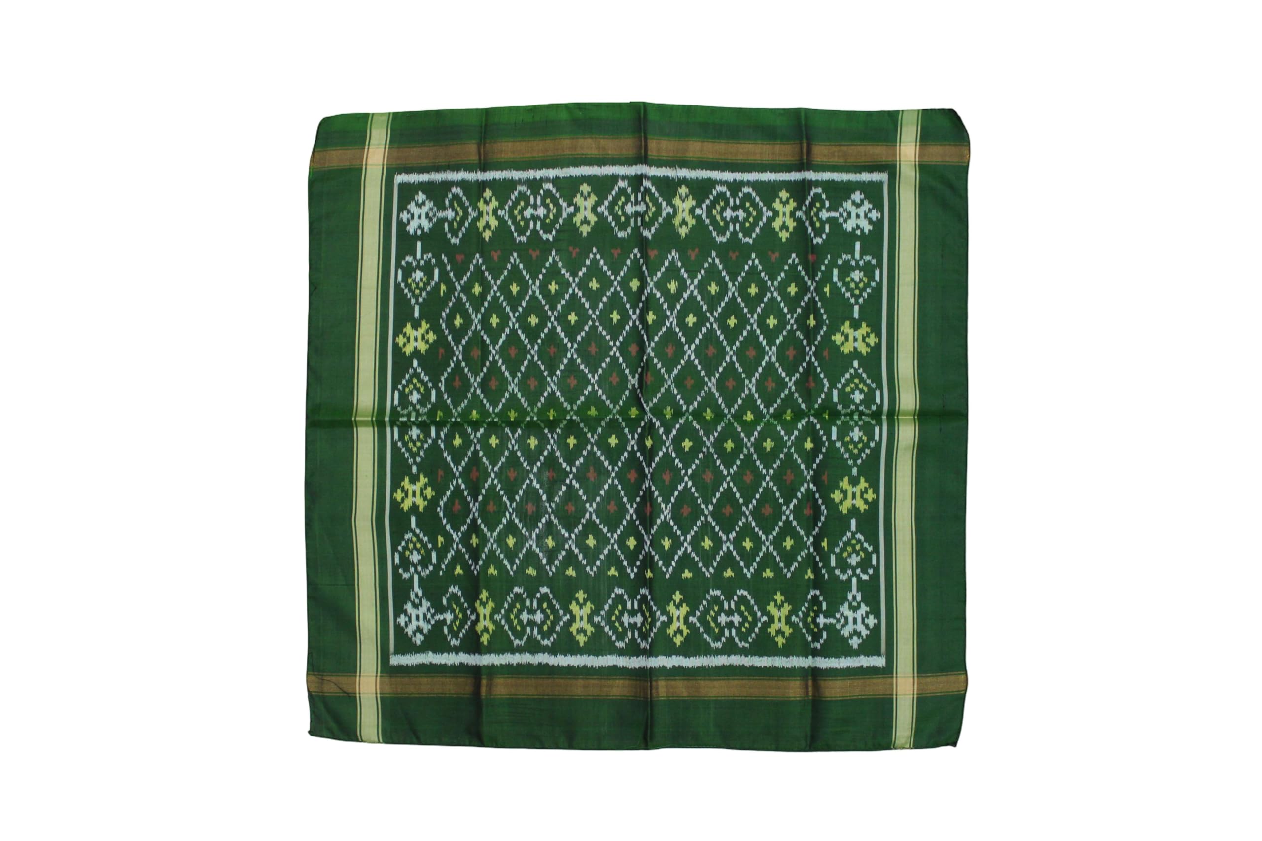 garvi gurjari Handloom Single Ikat Patola Pocket Square | Stylish Pocket Square32-picture-37
