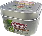 Coleman Pine Scent Citronella Candle with Wooden Crackle Wick - 6 oz