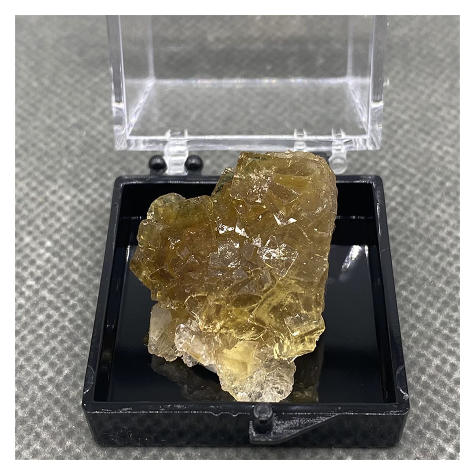 Pierres et cristaux de fluorite jaune naturelle JCAKES pour lithothérapie