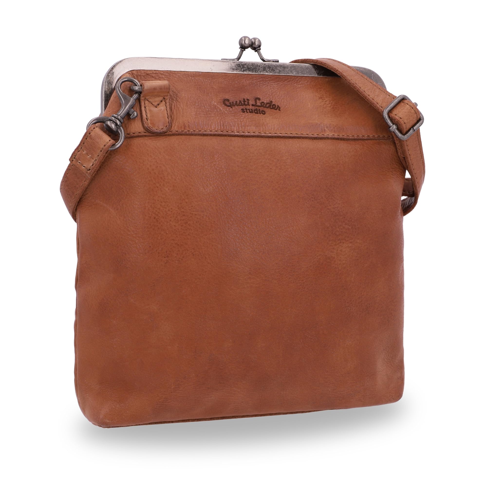 Leather Women’s Hobo Handbag – Small Vintage Shoulder Bag Purse for Daily Use, Genuine Brown Leather, Compact Versatile Crossbody, One Size