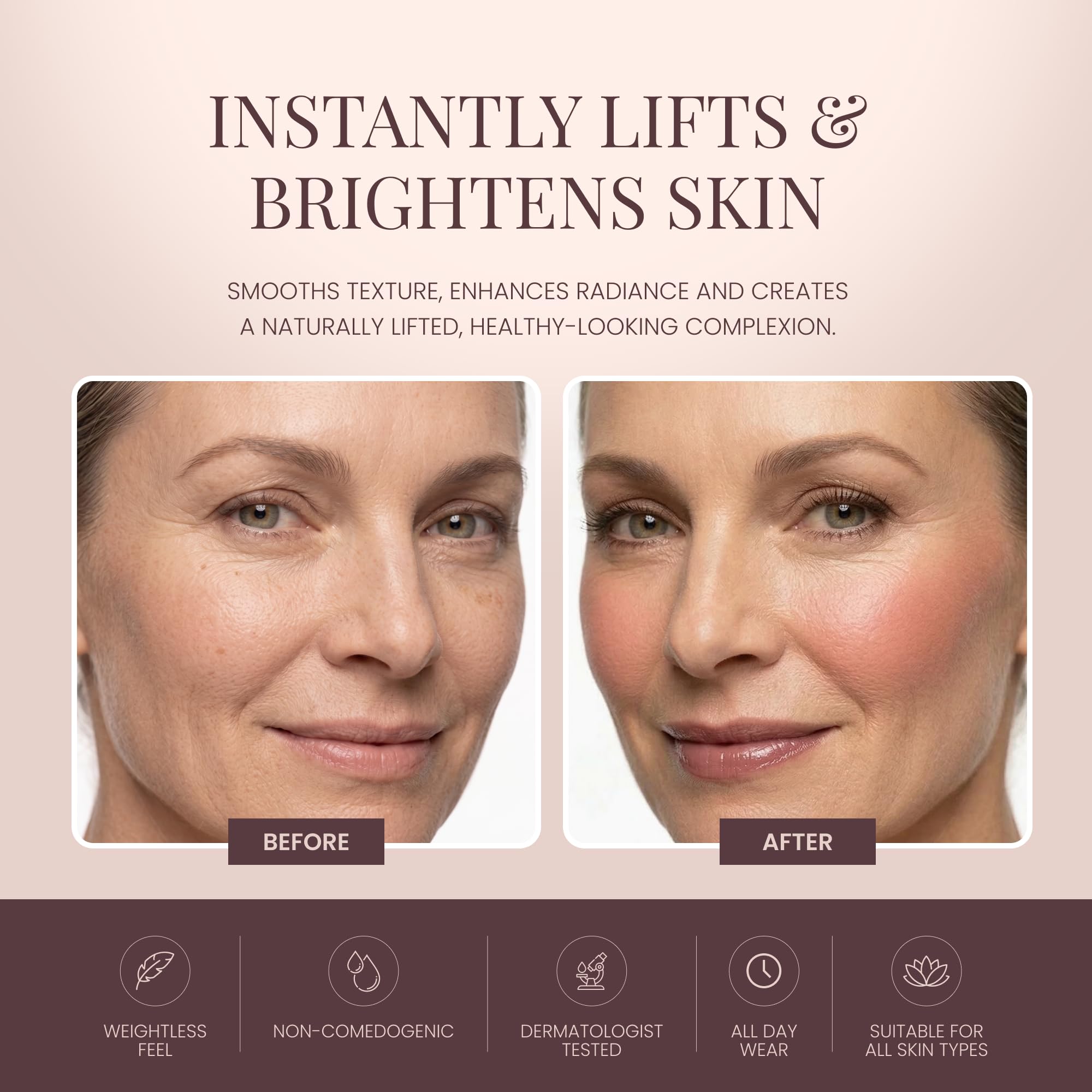 Plumping Blush Glow-Plexion Anti-Aging Makeup by Studio 10
