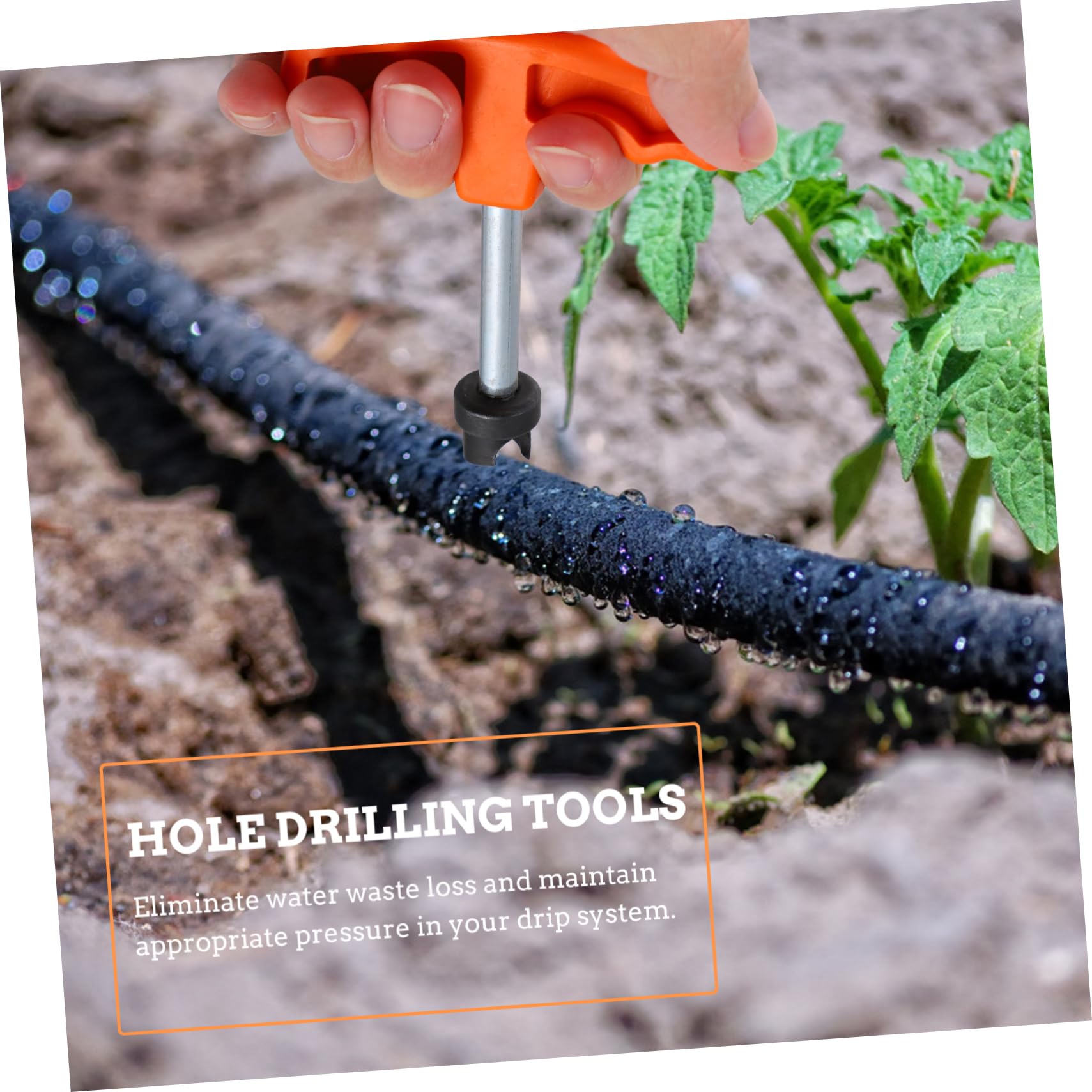 INOOMP 3pezzi Strumento Giardinaggio Per Irrigazione Puncher Per Pe Design Precisi e Risparmiare Irrigazione