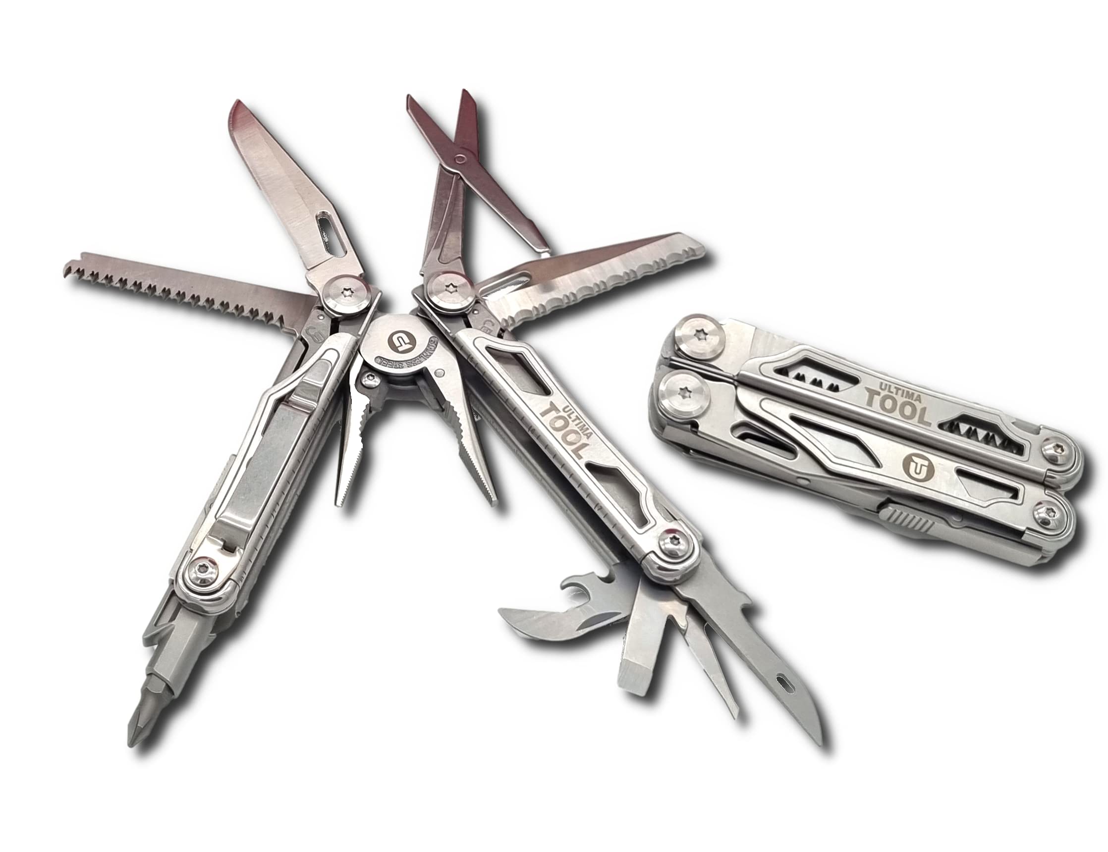 Ultima narzędzie ręczne szczypce wielofunkcyjne z 15 komponentami narzędziowymi multitool pliers ultimate tool bity uchwyt do bitów