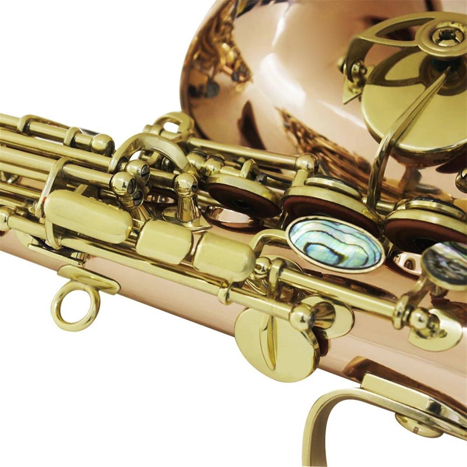 Saksofon Saksofon Sopranowy Brąz Fosforowy Miedź Carve Wzór Sax Przyciski Ustnik Stroiki Akcesoria Do Instrumentów Dętych