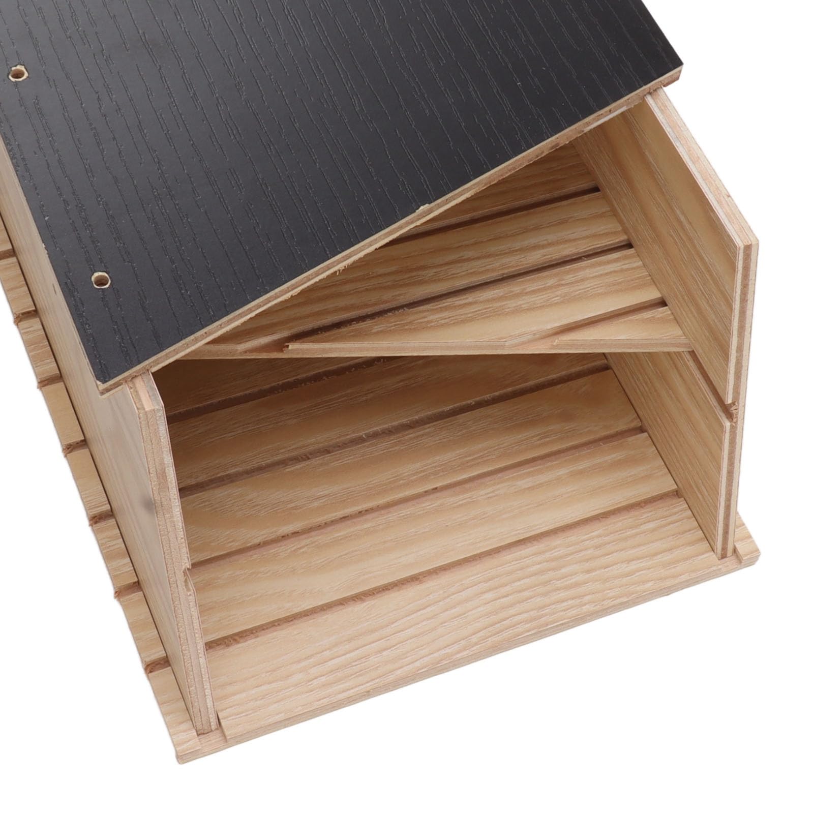 Kit de casas de murciélagos de madera para exteriores, doble cámara para exteriores, refugio de murciélagos, para jardín al aire libre, patio