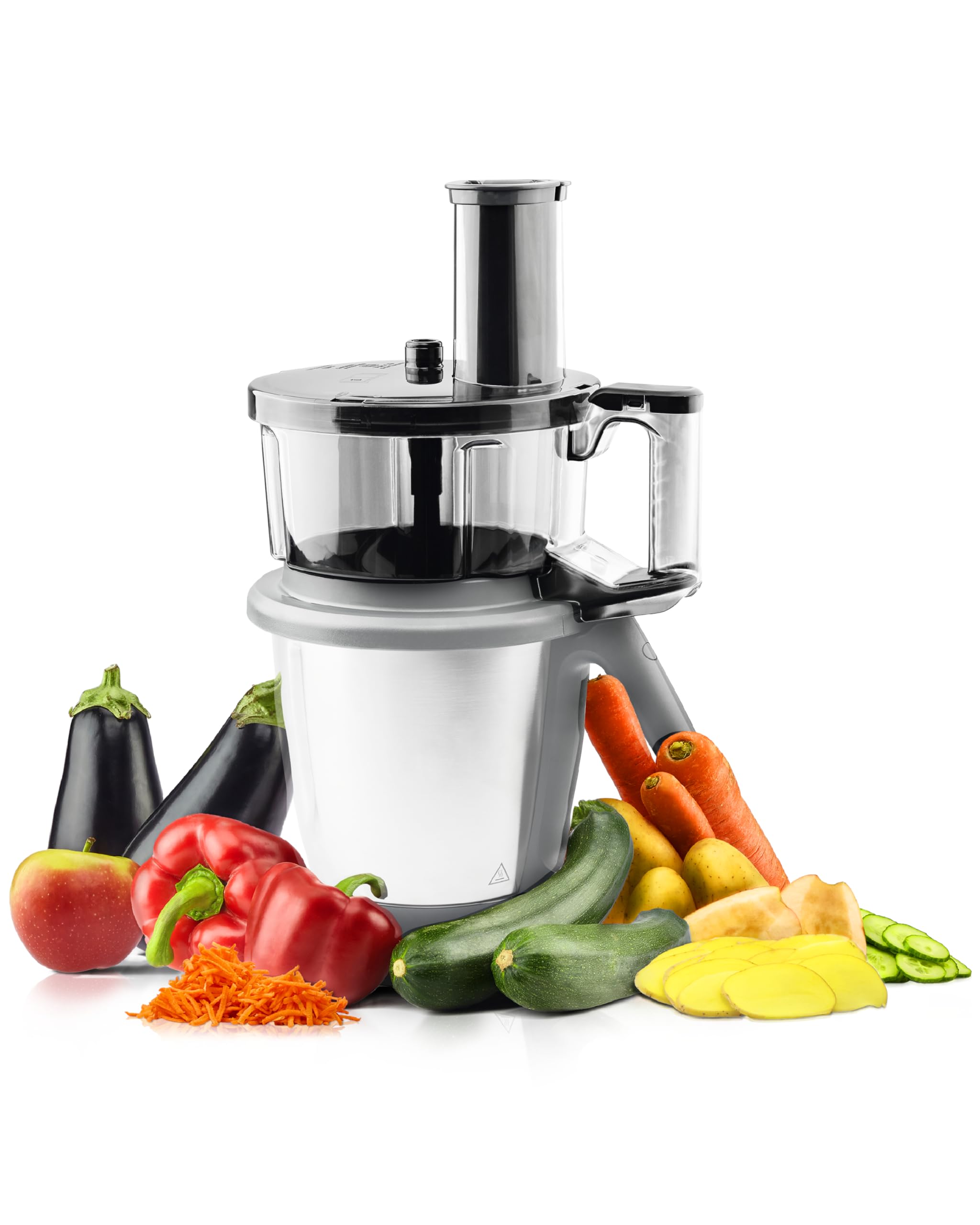 Wundermix - WunderSlicer® V2 Gemüseschneider für TM6, TM5 | Gemüse & Obst schneiden & raspeln im Thermomix, innovative Küchenhilfe, Made in Germany