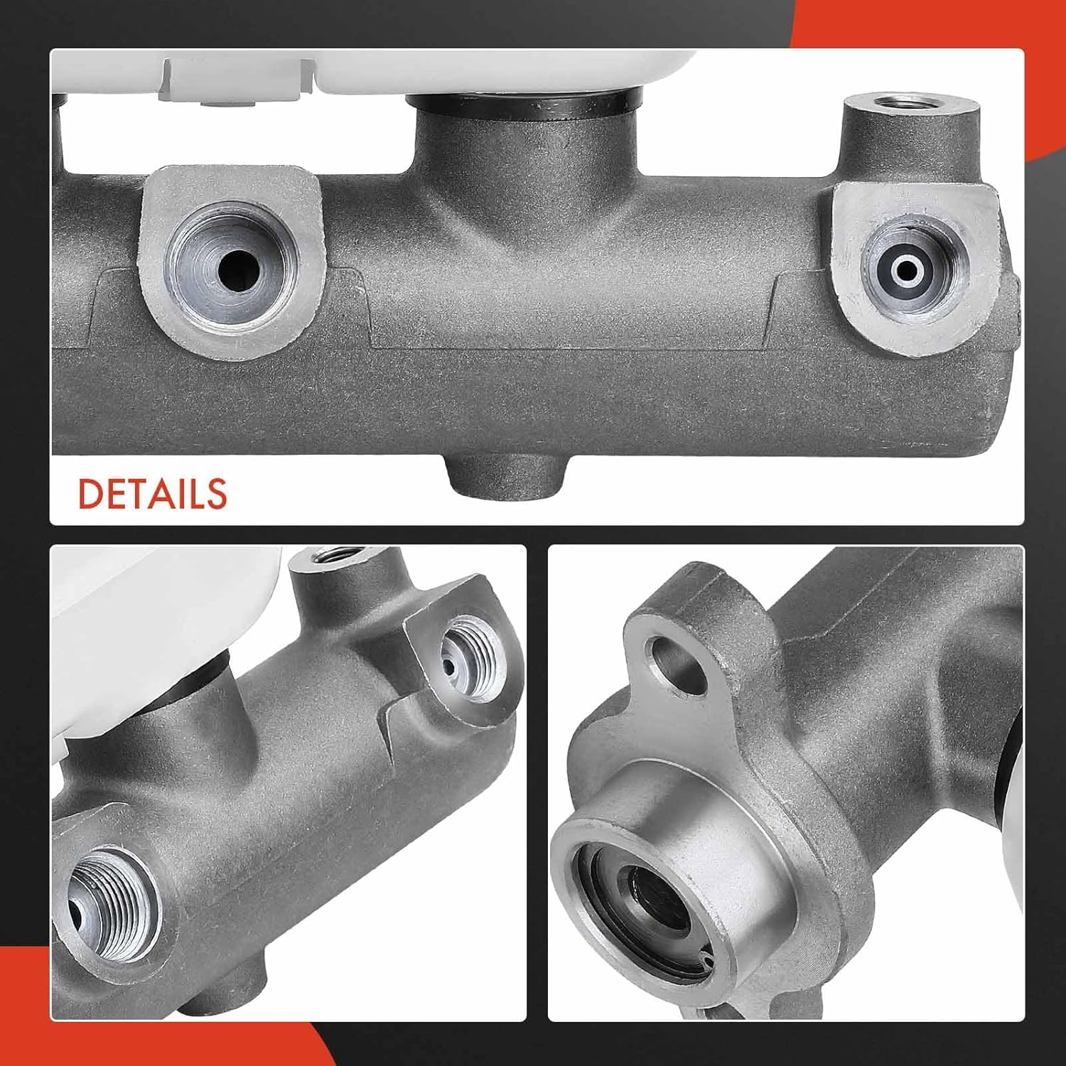 A-Premium Brake Master Cylinder With Sensor Compatible with Ford Vehicles - F-150 1994-2003, F-150 Heritage 2004, Bronco/E-150 Econoline/E-150 Econoline Club Wagon 1994-1996 - Bore Diameter: 1.063 in