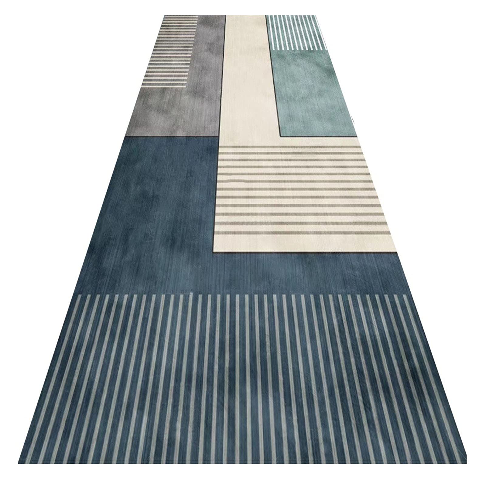 Tapis de passage d'allée style abstrait pour couloir et sol de chambre