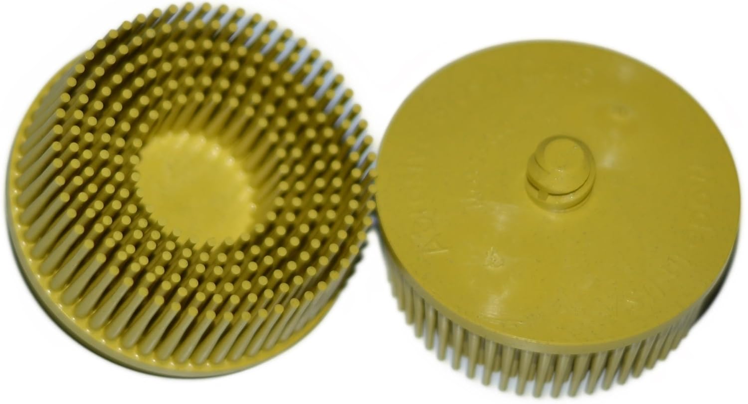 Bristle Disc Abrasive Disc, Yellow