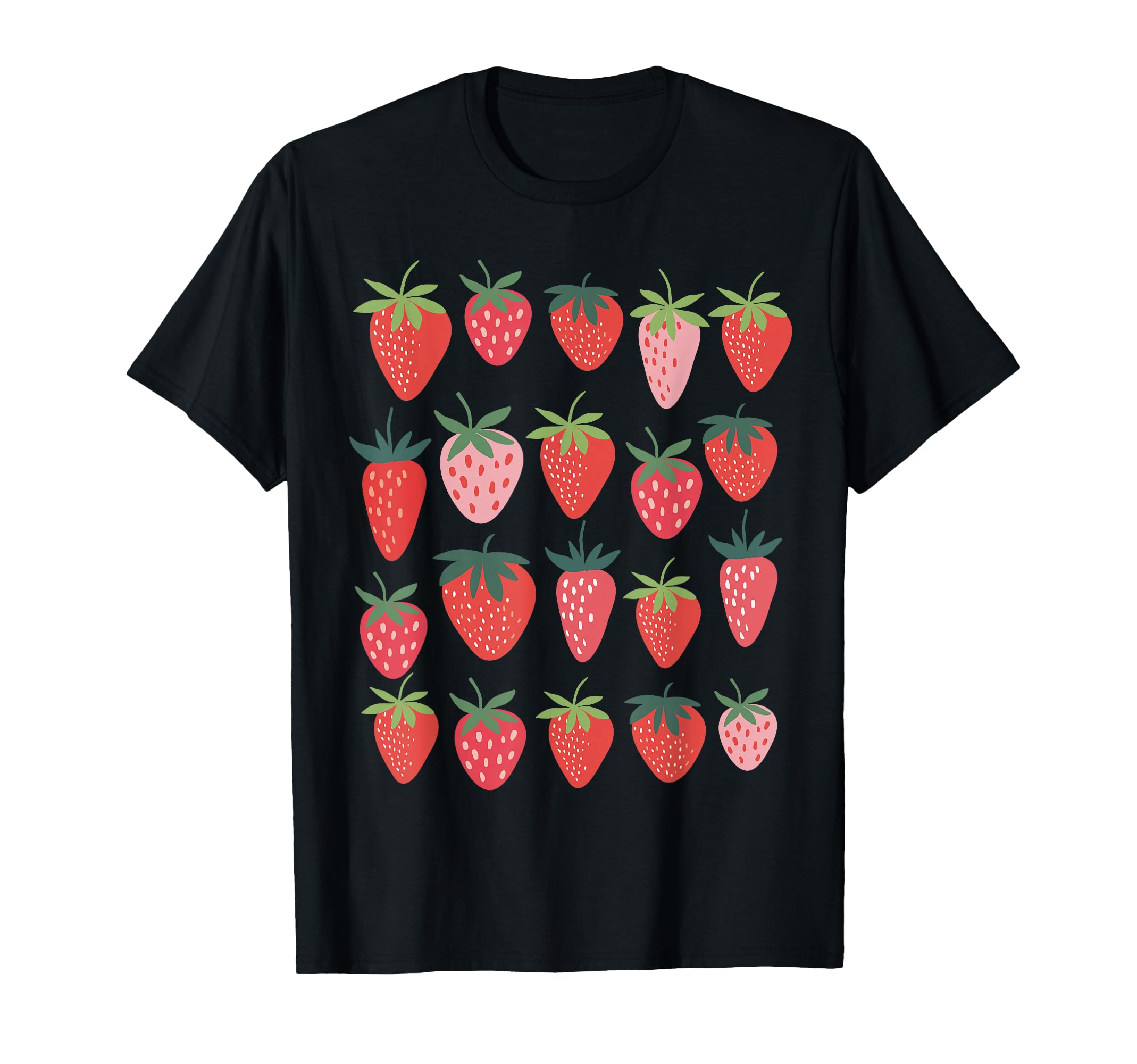 Cute Cottagecore Kawaii Strawberry Aesthetic Strawberries T-Shirt