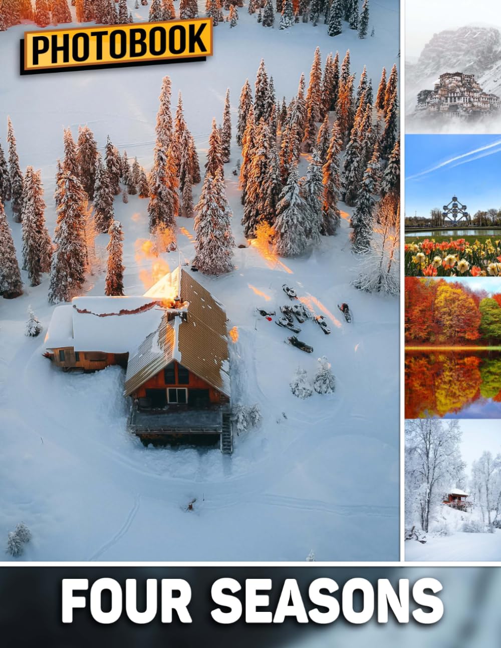 Four Seasons Photo Book: Seasonal Beauty Captured With 30 Pages Of Changing Landscape Photography
