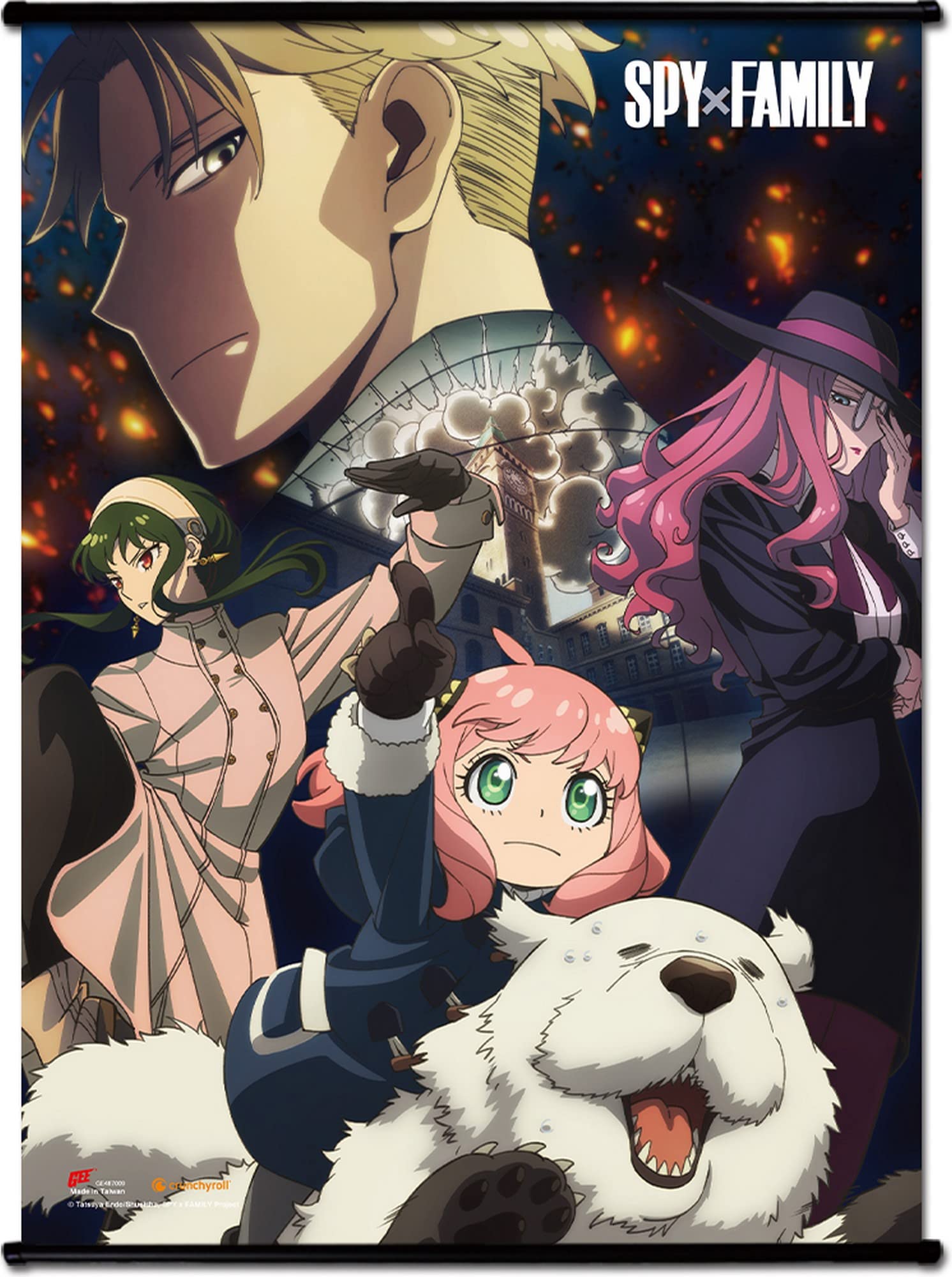 Amazon.com: Spy X Family - Disarm The Time Bomb Wall Scroll