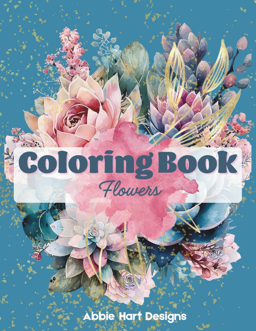 Coloring Book - Flowers: Relaxing Coloring Book with Floral Designs for Adults