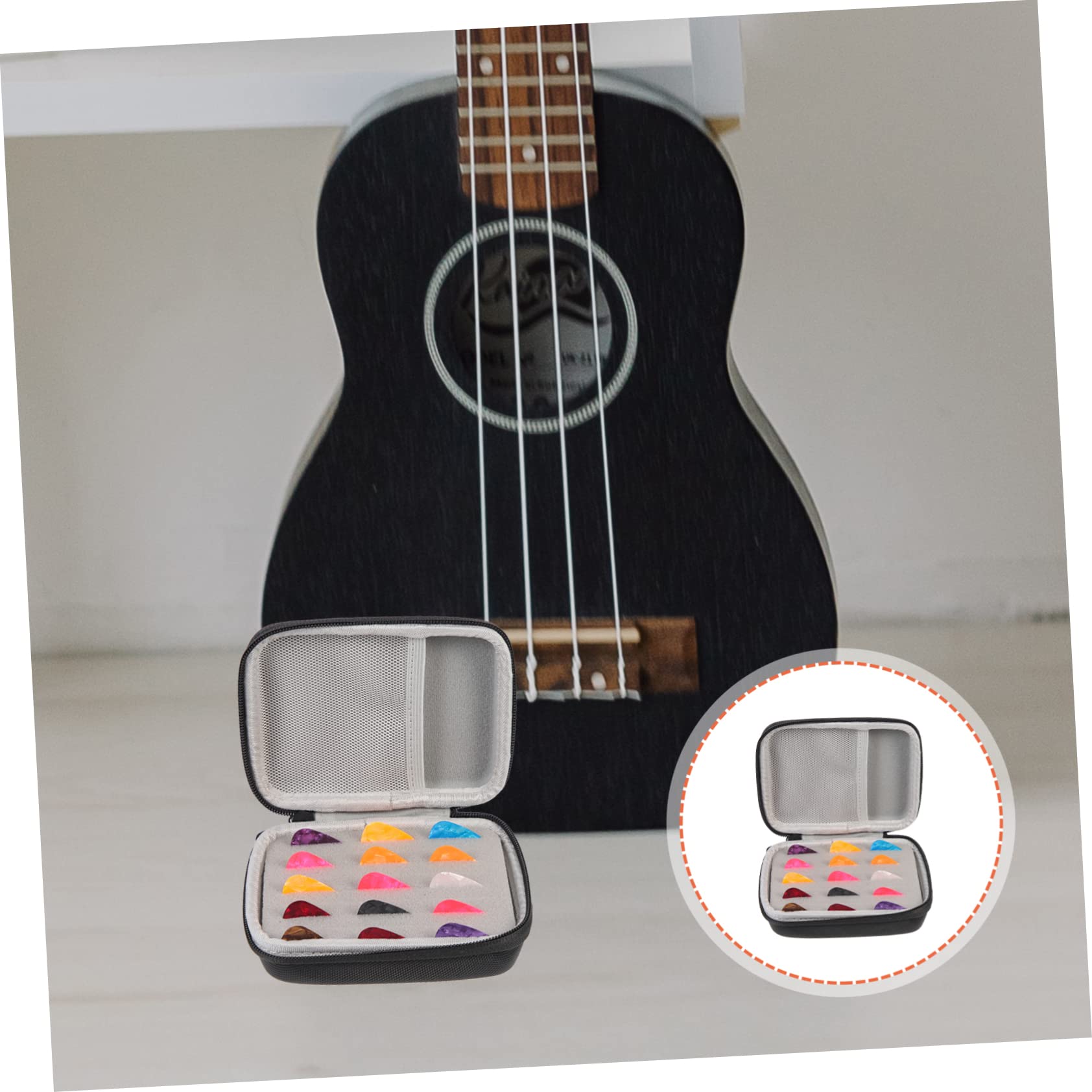 ibasenice 3ensembles Set De Médiators Avec De Rangement Pour Guitare Plectres De Couleurs Aléatoires Accessoire Pratique Pour Musiciens