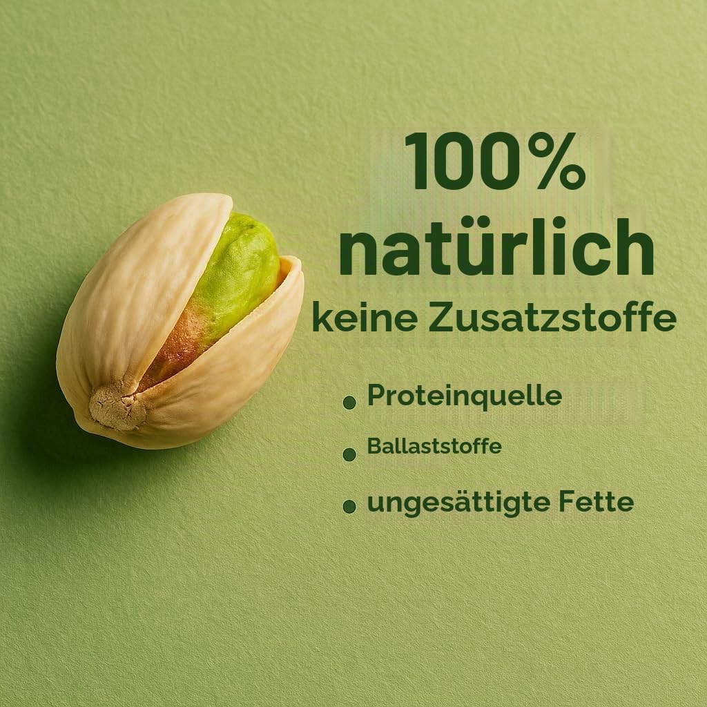GiDeli Pistazien 10 kg im Eimer - Geröstet und Gesalzen - Nüsse mit Schale als Gesunde Snacks für Partys - Ideale zum Backen, Gerichte, Creme und Desserts