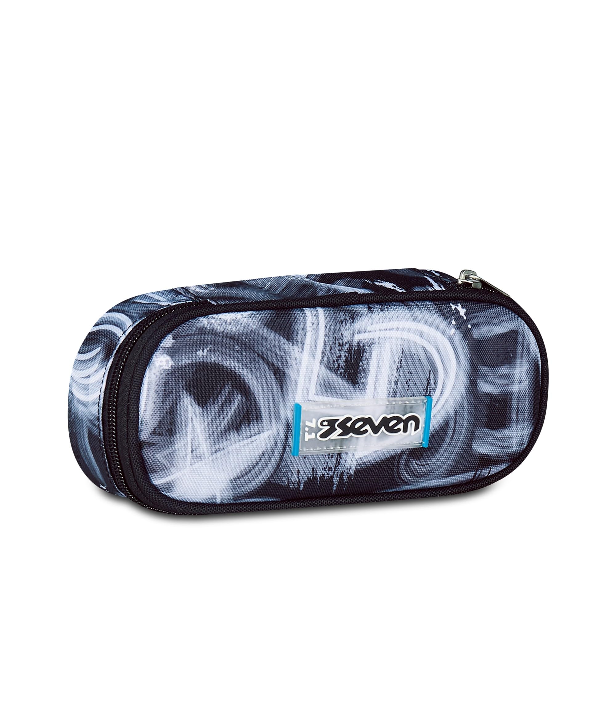 SEVEN Mochila escolar Pro XXL The Double, negra, mochila SEVEN Mochila escolar Pro XXL The Double, negra, mochila