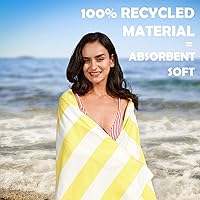 Vista 4 de Your Choice - Juego de toallas de microfibra de secado rápido para playa, viajes, natación, piscina, campamento, actividades al aire libre y toalla