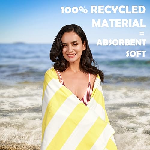 Miniatura 4 de Your Choice - Juego de toallas de microfibra de secado rápido para playa, viajes, natación, piscina, campamento, actividades al aire libre y toalla