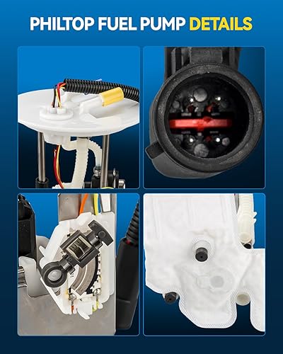 Miniatura 2 de PHILTOP Bomba de combustible E2361M para 2003-2004 Expedition 4.6L, FG0862, M2425962, P76023M, PFS-1015, PFS-454, RE0877S SP2361M, conjunto de bomba