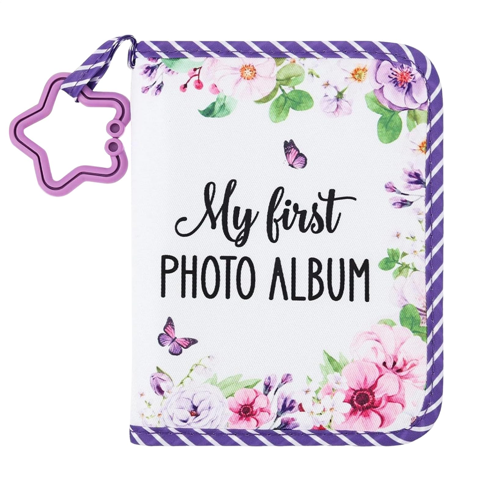 Album photo pour souvenir avec miroir et design floral suspendu
