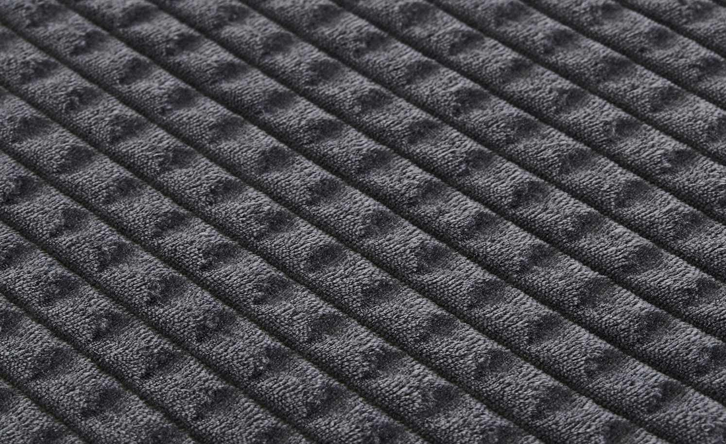 La Vida Kuschel-Decke Flanell Fleece in Anthrazit, 150 x 200 cm Wohndecke mit Sherpa Rückseite für Couch & Sofa, warm, weich & kuschelig, 100% Polyester, Öko-Tex Standard 100