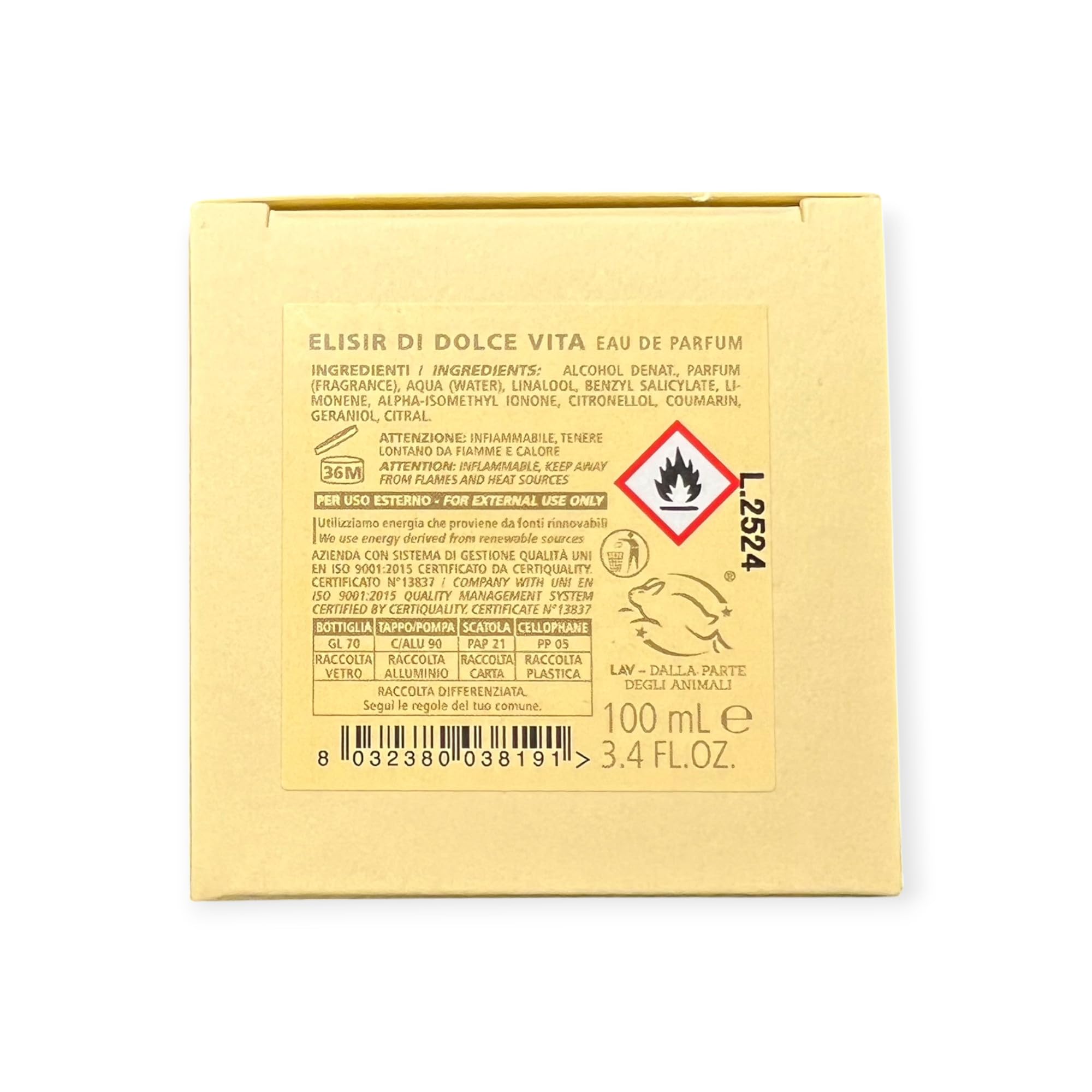 Dr. Taffi Aqua di Bolgheri Elisir di Dolce Vita Eau de Parfum (100 ml)