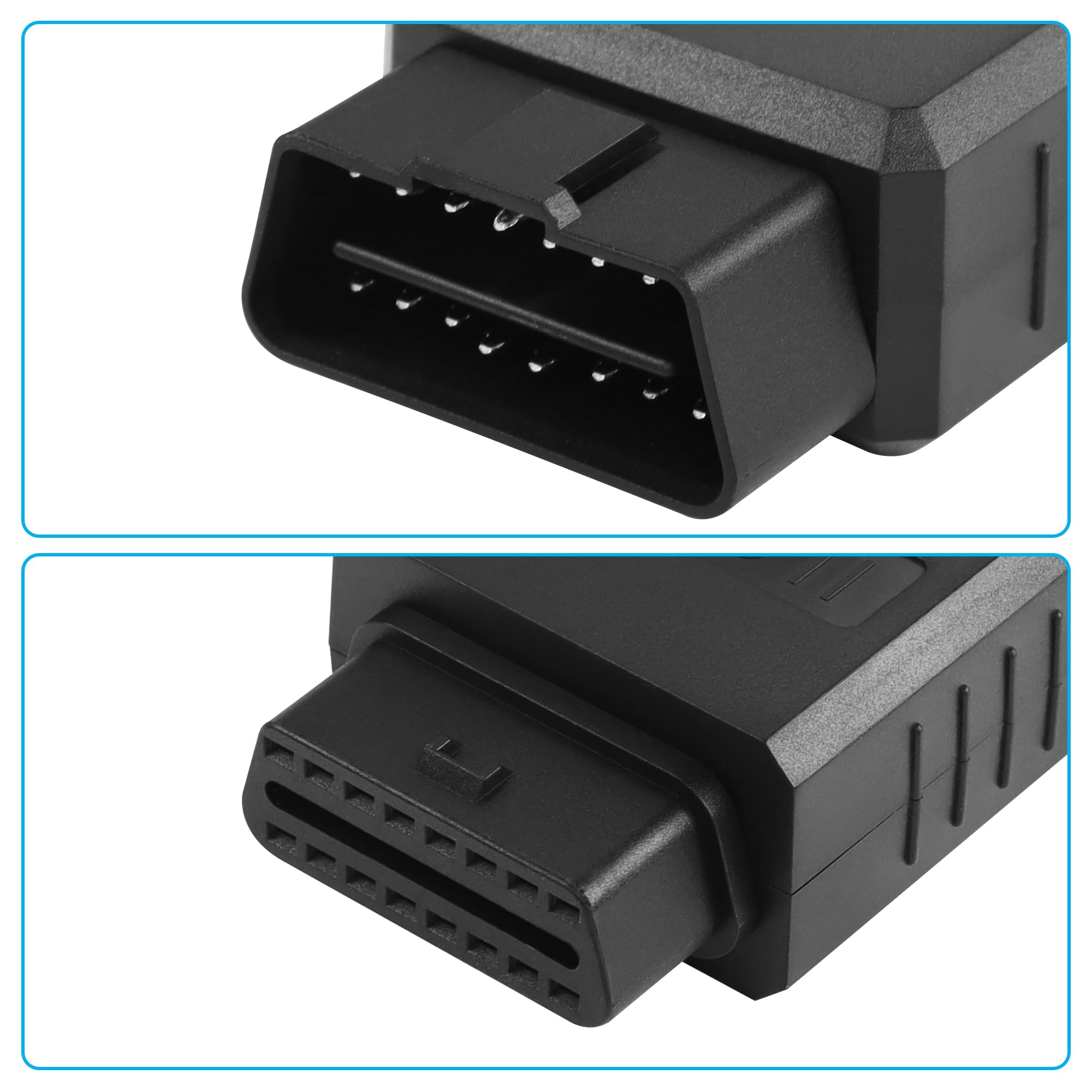 Adattatore Estensione OBD2 16 Pin Maschio-Femmina - Prolunga Connettore Diagnostica Auto Per Scanner - Foto 11