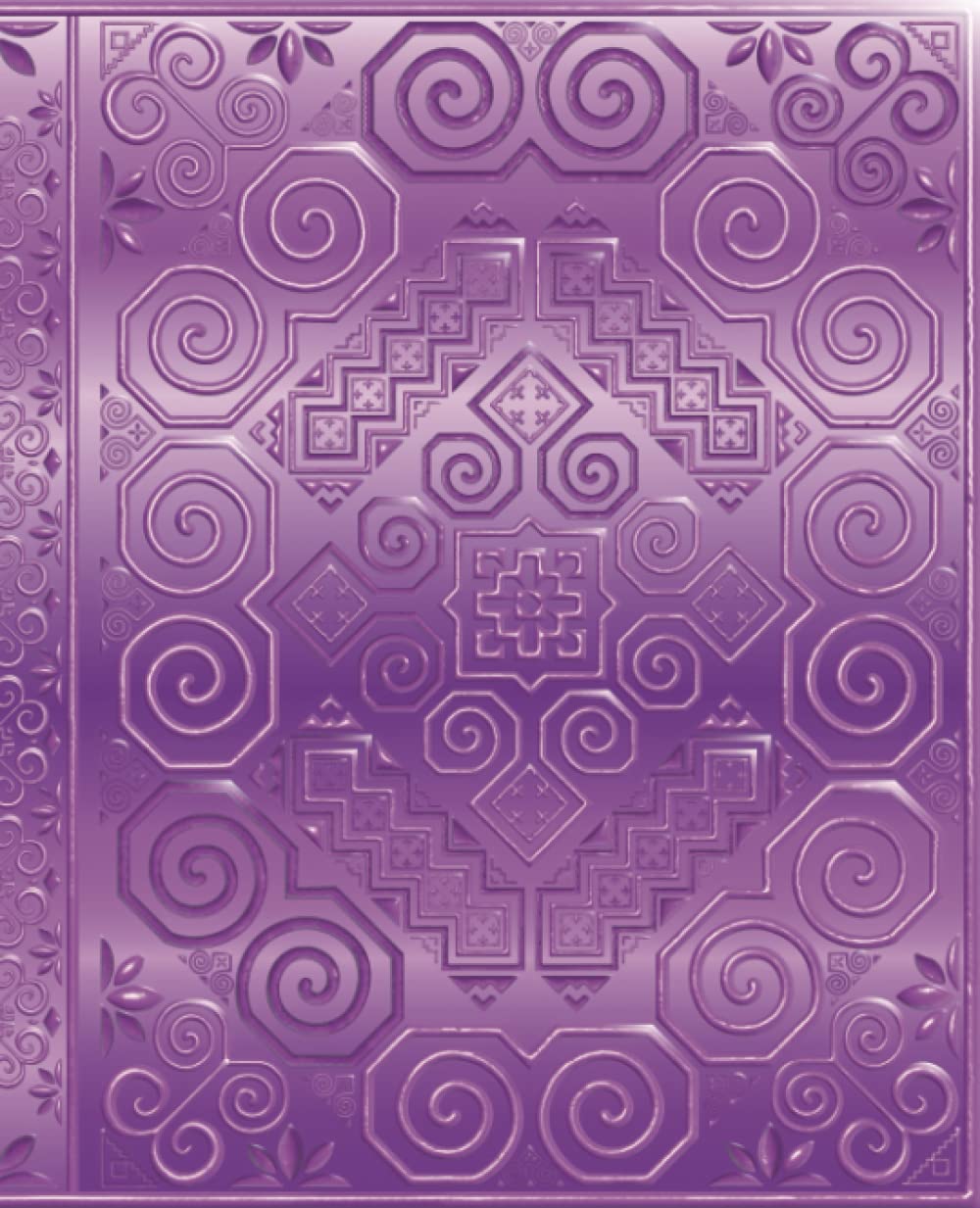 Hmong Inspired Composition Notebook VIOLET (Metallic Series): Dot grid | For Students | Writers | Note Takers | Sketchbook | Journal Entries |